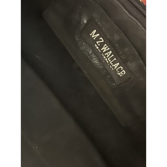 MZ Wallace Ivy Jacquard Tribecca MD Tapestry Carpet Fabric Leather Doctor RARE - Picture 16 of 16